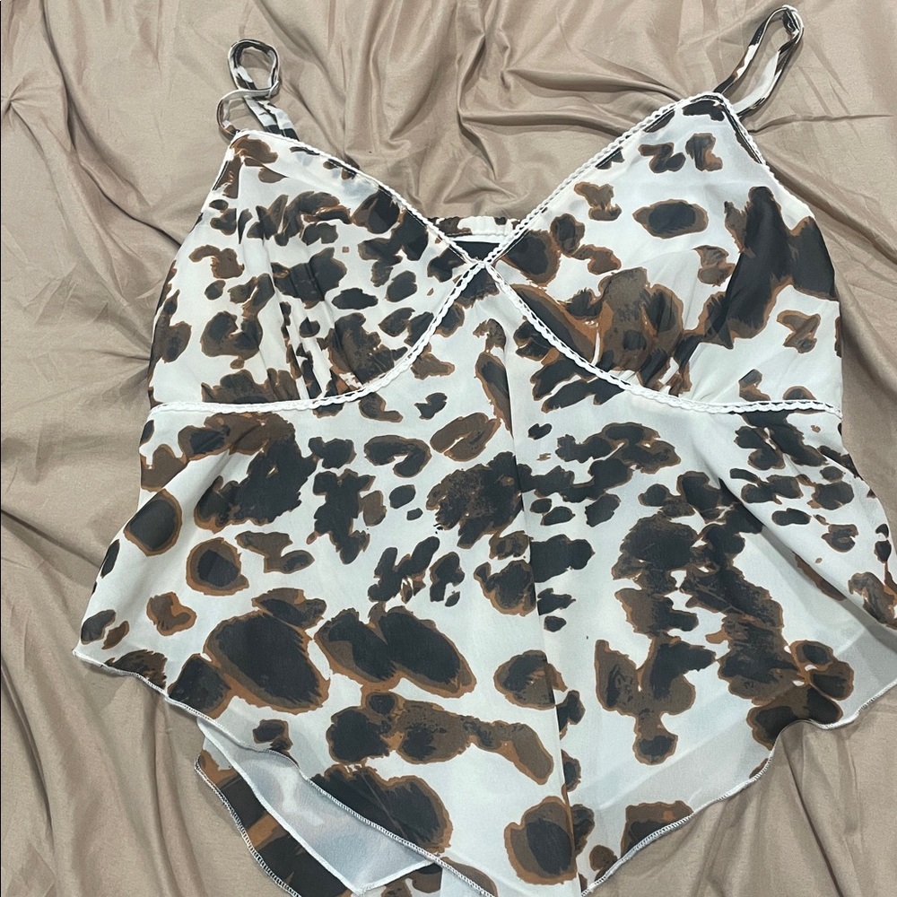 Leopard Print Camisole Top